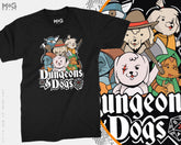 Dungeons and Dogs T-shirt DnD Gaming Geek D20 Puppy Lovers Gift Top